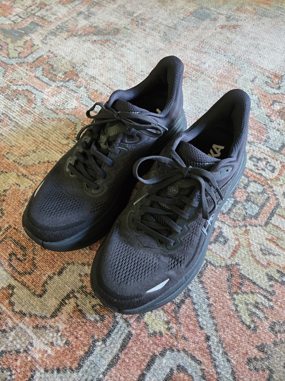 Hoka Men's Black Athletic Running Sneakers